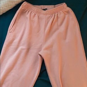 Pink sweats